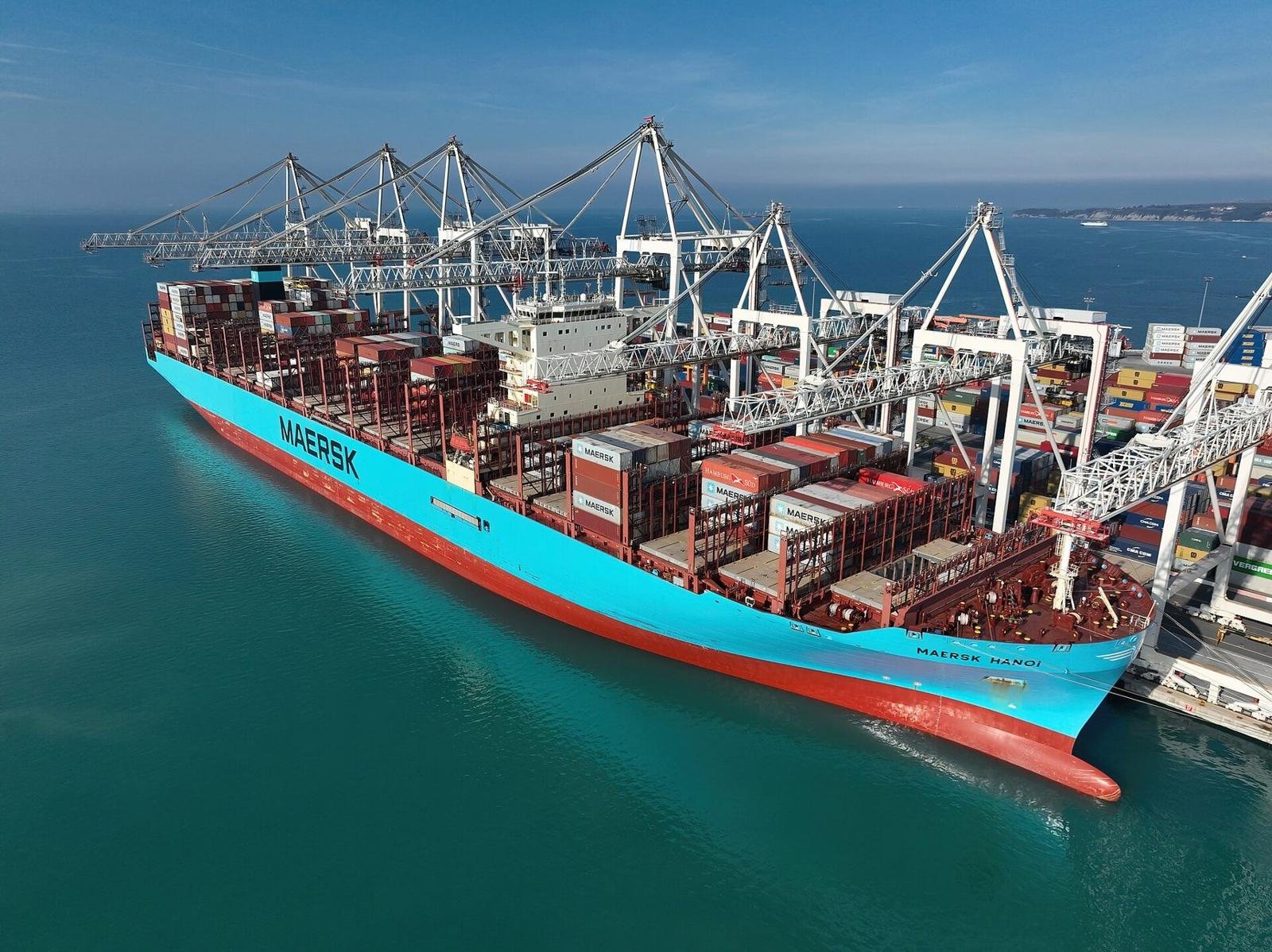 Activité logistique maritime, photographie d’illustration